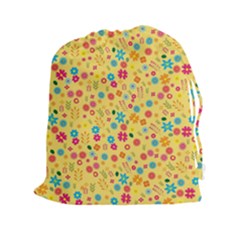 Floral Pattern Drawstring Pouches (xxl)