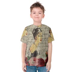 Vintage Girl Kids  Cotton Tee