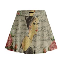 Vintage Girl Mini Flare Skirt