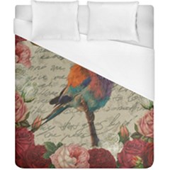 Vintage Bird Duvet Cover (california King Size)