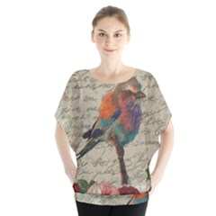 Vintage Bird Blouse