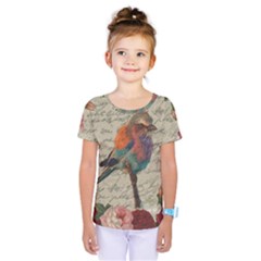 Vintage Bird Kids  One Piece Tee