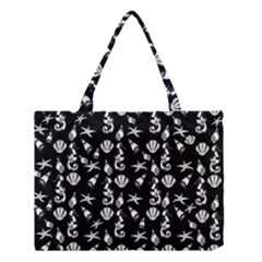 Seahorse Pattern Medium Tote Bag by Valentinaart