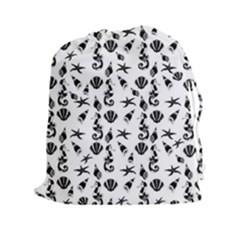 Seahorse Pattern Drawstring Pouches (xxl)