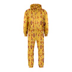 Seahorse Pattern Hooded Jumpsuit (kids)