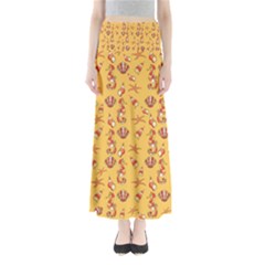 Seahorse Pattern Maxi Skirts