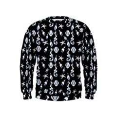 Seahorse Pattern Kids  Sweatshirt