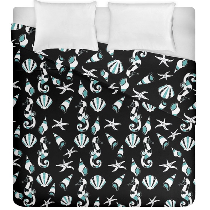 Seahorse pattern Duvet Cover Double Side (King Size)