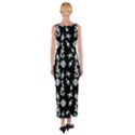 Seahorse pattern Fitted Maxi Dress View2