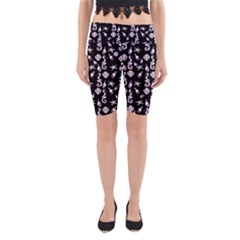 Seahorse Pattern Yoga Cropped Leggings