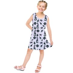 Seahorse Pattern Kids  Tunic Dress