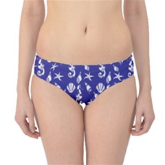 Seahorse Pattern Hipster Bikini Bottoms by Valentinaart