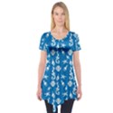 Seahorse pattern Short Sleeve Tunic  View1