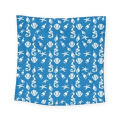 Seahorse Pattern Square Tapestry (small)