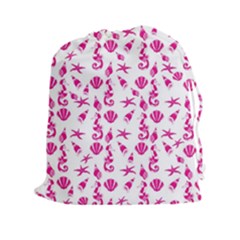 Seahorse Pattern Drawstring Pouches (xxl)