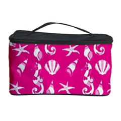 Seahorse Pattern Cosmetic Storage Case by Valentinaart