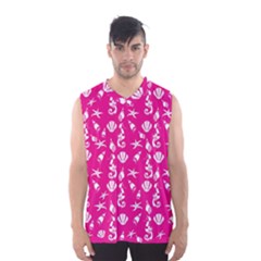 Seahorse Pattern Men s Basketball Tank Top