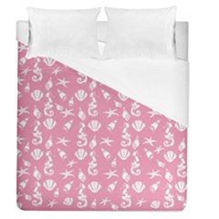 Seahorse Pattern Duvet Cover (queen Size)