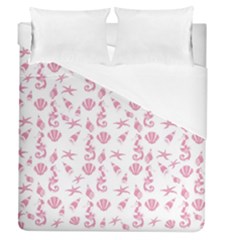 Seahorse Pattern Duvet Cover (queen Size)