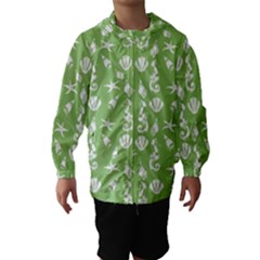 Seahorse Pattern Hooded Wind Breaker (kids) by Valentinaart