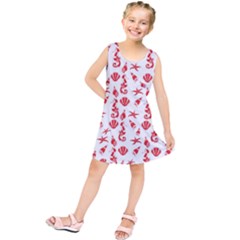 Seahorse Pattern Kids  Tunic Dress