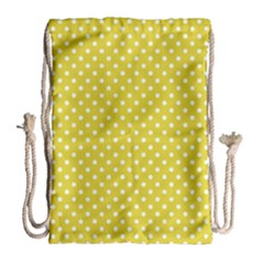 Polka Dots Drawstring Bag (large) by Valentinaart