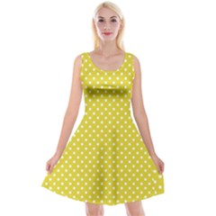 Polka Dots Reversible Velvet Sleeveless Dress