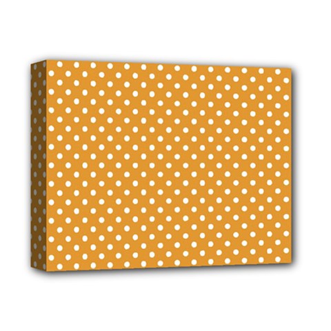 Polka Dots Deluxe Canvas 14  X 11  by Valentinaart