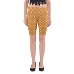 Polka Dots Yoga Cropped Leggings