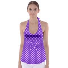 Polka Dots Babydoll Tankini Top