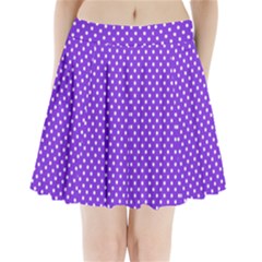 Polka Dots Pleated Mini Skirt by Valentinaart