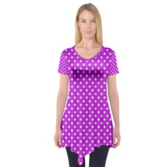 Polka Dots Short Sleeve Tunic 