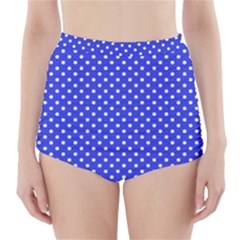 Polka Dots High-waisted Bikini Bottoms by Valentinaart