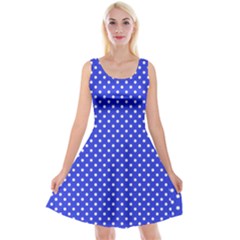 Polka Dots Reversible Velvet Sleeveless Dress