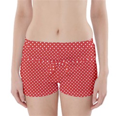 Polka Dots Boyleg Bikini Wrap Bottoms