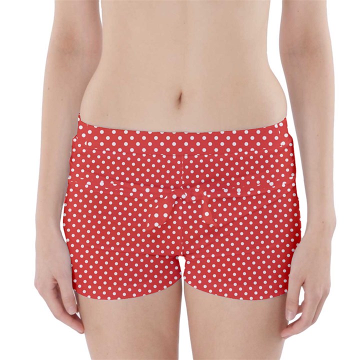 Polka dots Boyleg Bikini Wrap Bottoms