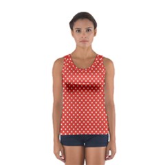 Polka Dots Women s Sport Tank Top 