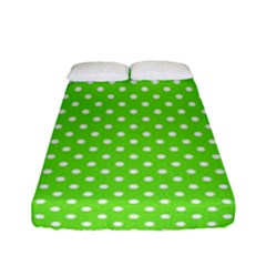 Polka Dots Fitted Sheet (full/ Double Size) by Valentinaart