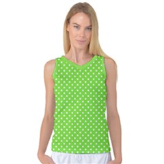 Polka Dots Women s Basketball Tank Top by Valentinaart