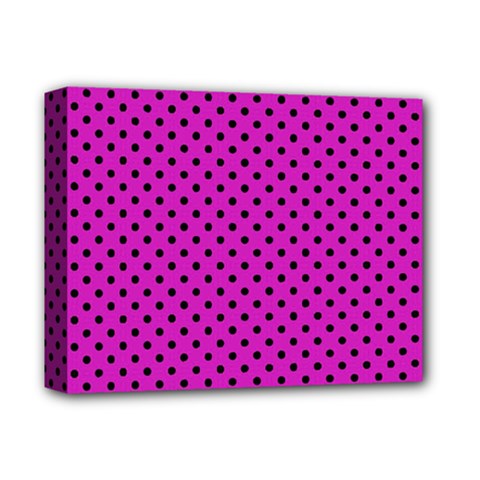 Polka Dots Deluxe Canvas 14  X 11  by Valentinaart