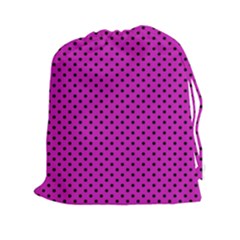 Polka Dots Drawstring Pouches (xxl)