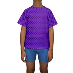 Polka Dots Kids  Short Sleeve Swimwear