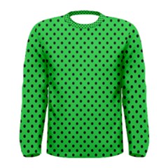 Polka Dots Men s Long Sleeve Tee by Valentinaart