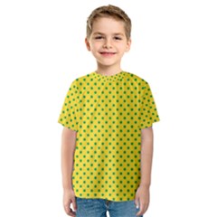 Polka Dots Kids  Sport Mesh Tee