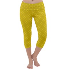 Polka Dots Capri Yoga Leggings