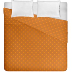 Polka Dots Duvet Cover Double Side (king Size) by Valentinaart