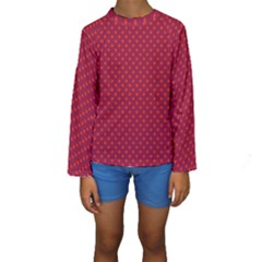 Polka Dots Kids  Long Sleeve Swimwear