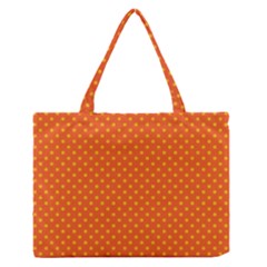 Polka Dots Medium Zipper Tote Bag