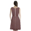 Polka dots Sleeveless Chiffon Waist Tie Dress View2