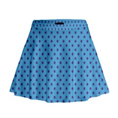 Polka Dots Mini Flare Skirt by Valentinaart